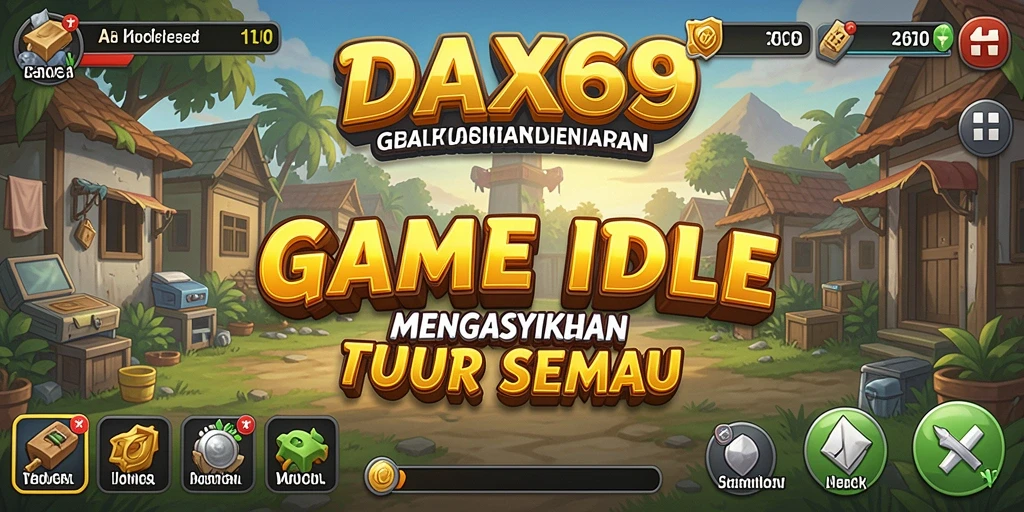 Tampilan gameplay DAX69 yang menarik dengan elemen Idle.