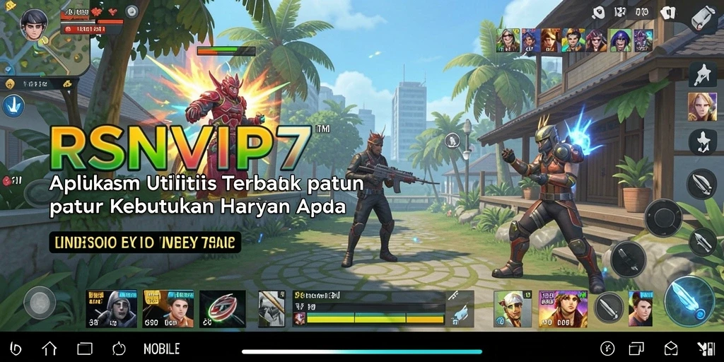 Tampilan antarmuka RSNVIP7 yang intuitif untuk aplikasi Utility.
