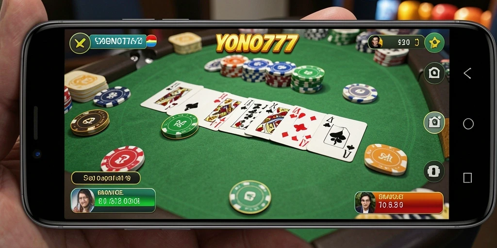 Gameplay seru YONO777 dalam permainan Gaple.